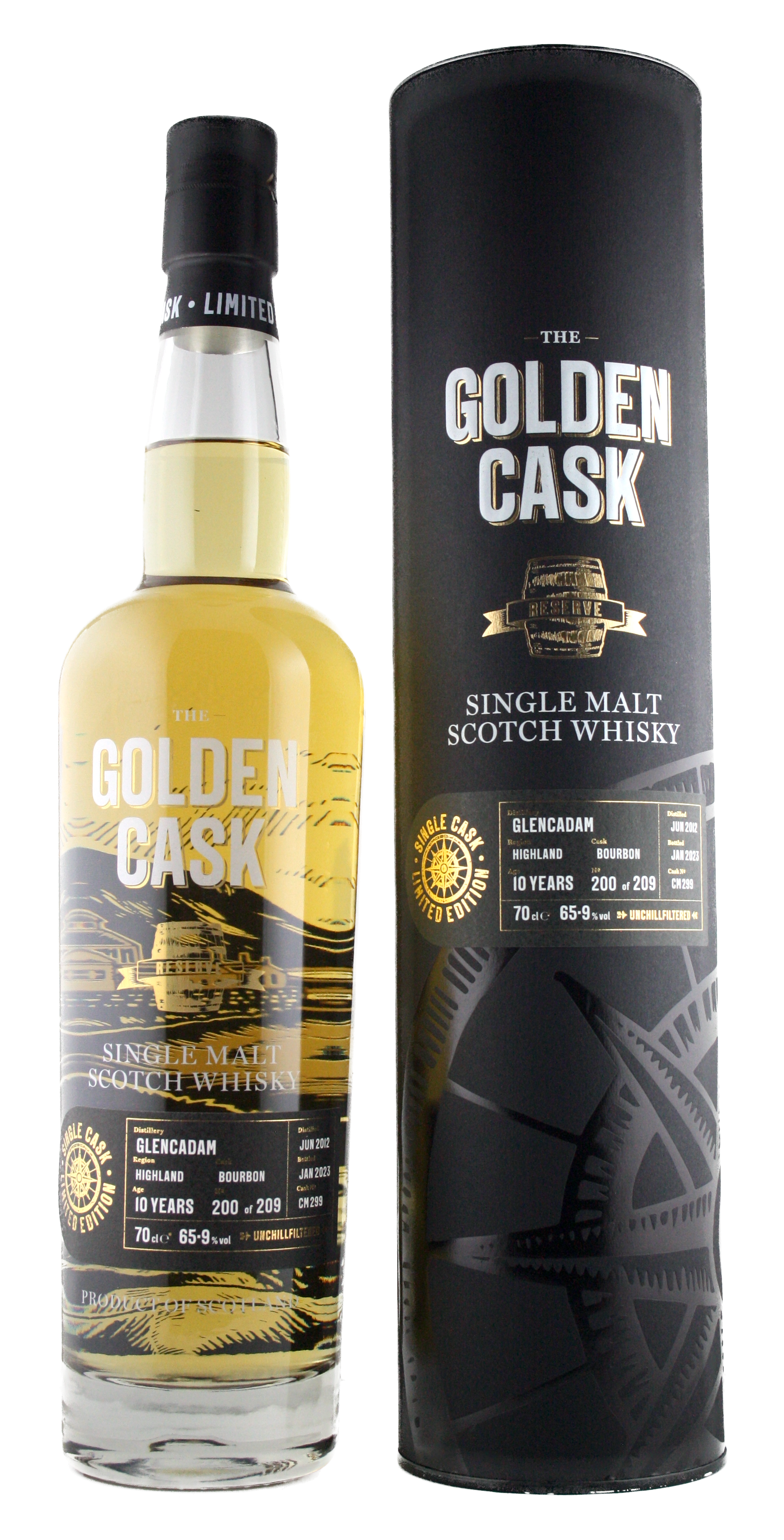 The Golden Cask Glencadam 10 Years