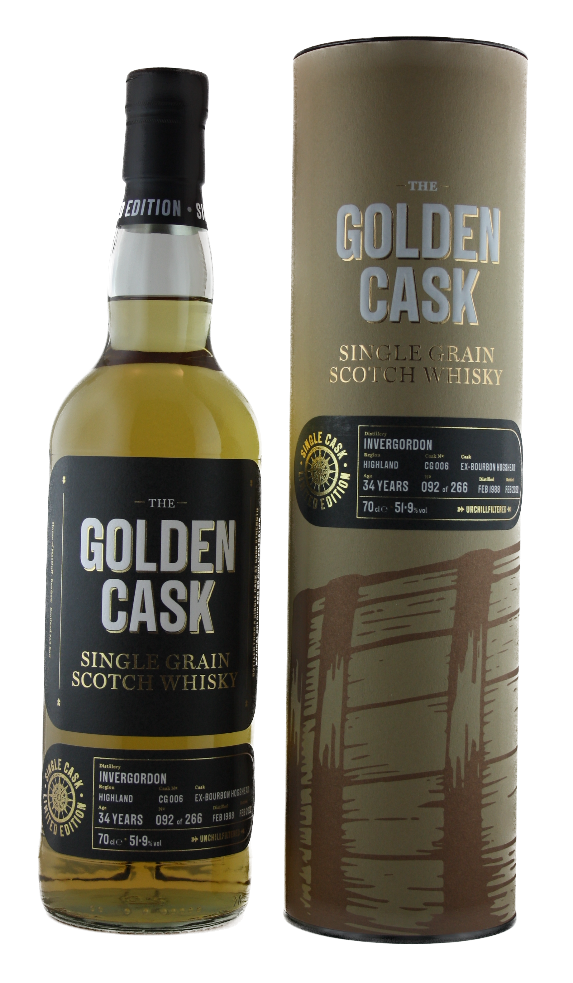 The Golden Cask Invergordon 34 Jahre