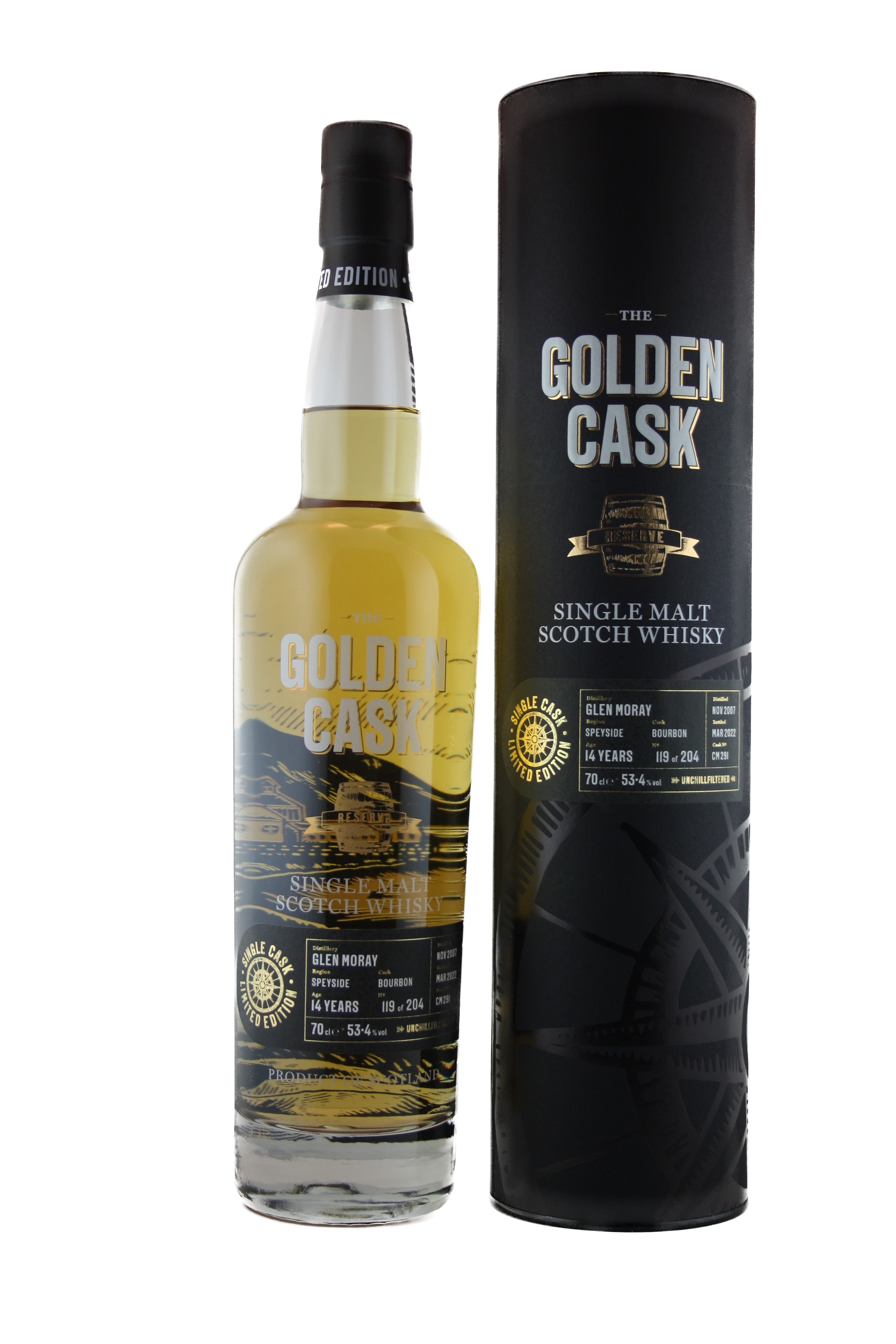 The Golden Cask Glen Moray 14 Jahre